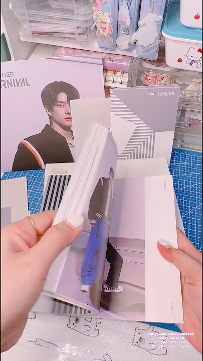 Unpacking ENHYPEN Border Carnival Down Album #enhypen #engene #enhypenalbum #viral #kpop #shorts
