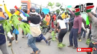🔥Protests Erupts Along Kangundo Road Paralysing Transport: Land Cartels Wacheni Buana!!