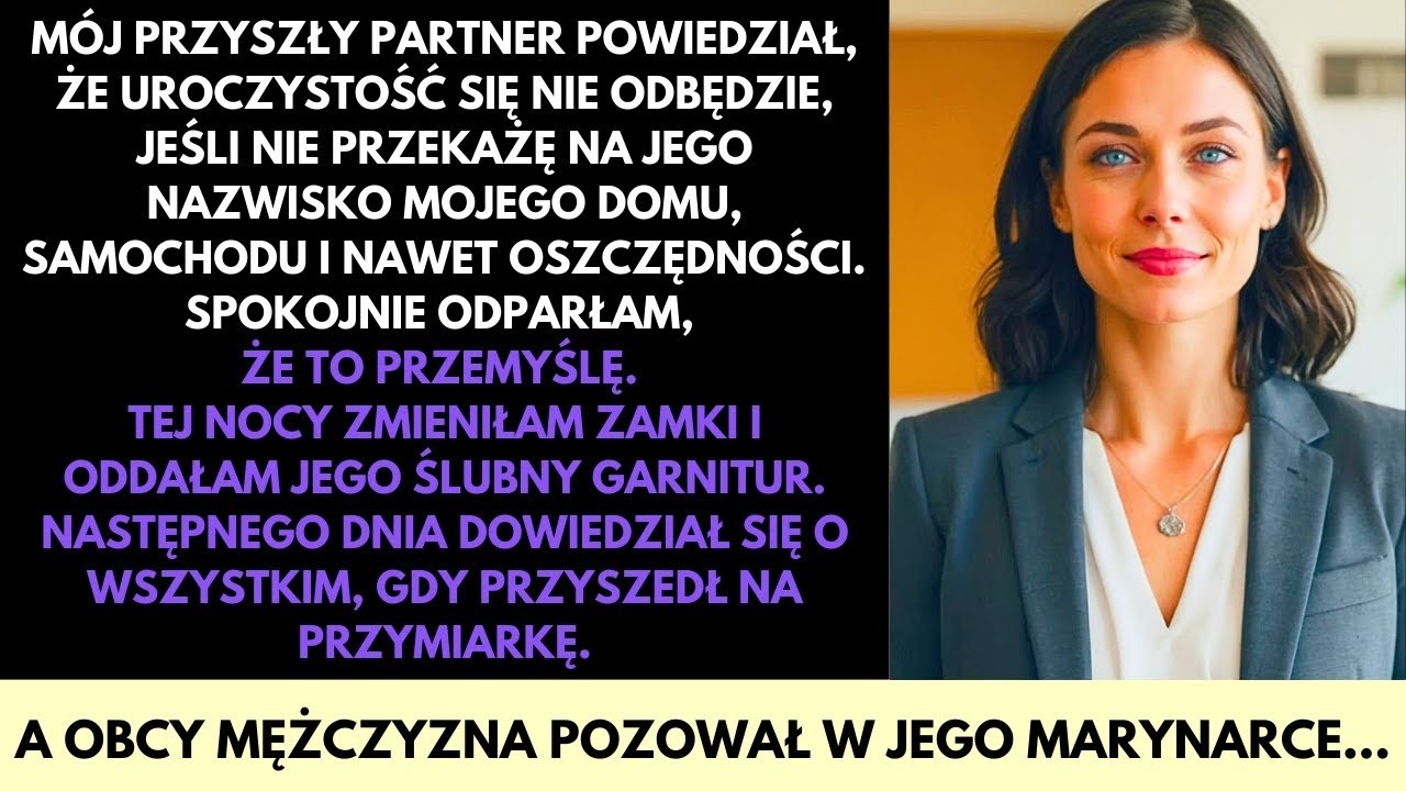 Odwołałam Ślub, Gdy Narzeczony Chciał Przejąć Mój Luksusowy Dom, Auto i Majątek