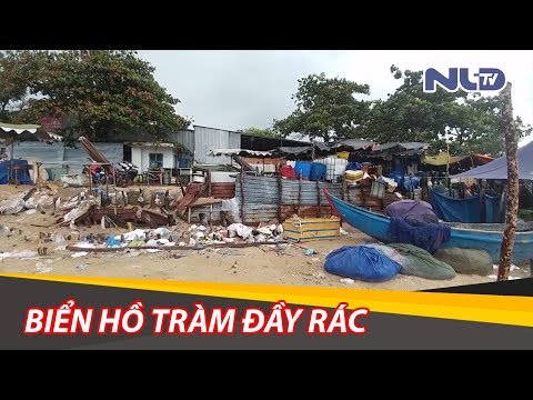 Video Kinh hãi rác ngập bãi biển tại ấp Hồ Tràm | NLĐTV - youtube