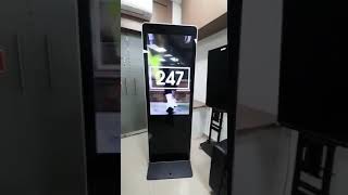 digital signage floor standee 43inch