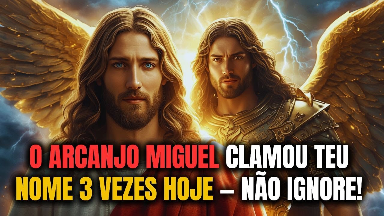 DEUS DIZ: IGNORASTE MEUS 3 AVISOS! HÁ 1 HORA O ARCANJO MIGUEL TE CHAMOU COM URGÊNCIA!