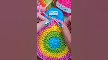 Crochet in Round #shorts