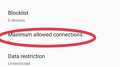 mobile setting Allow maximum connection ke ko Decrease kaise  kare OnePlus N20 5G  , mobile setting