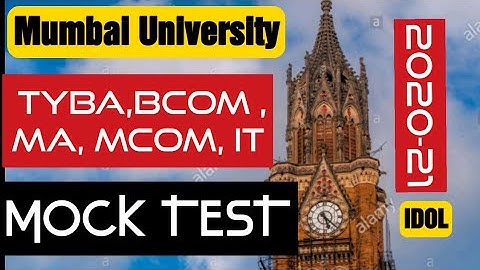 IDOL Mock test final and post graduate students I annual pattern