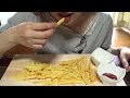【音フェチ】フライドポテト【ASMR Eating Sounds】