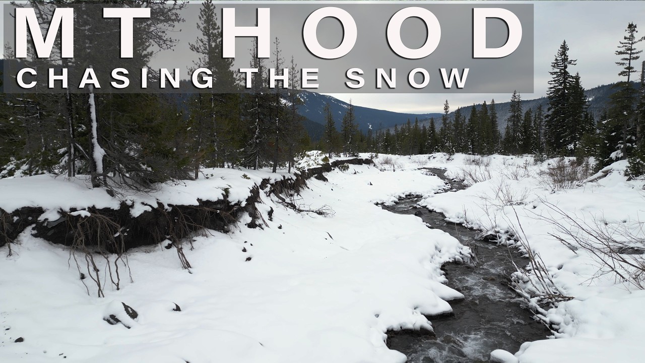 Mt Hood | Chasing The Snow In My Custom Build Dodge Ram Camper Shell Conversion.