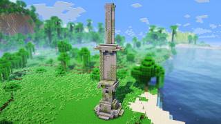 How to Build a Sword Statue in Minecraft