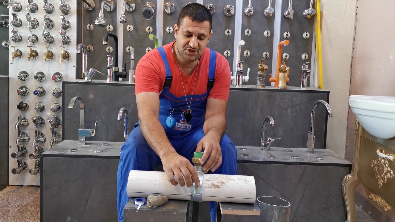 5/الربط الصحيح للاجزاء لسحب الماء واختيار الزاوية الصحيحة لقفيص سحب الماء