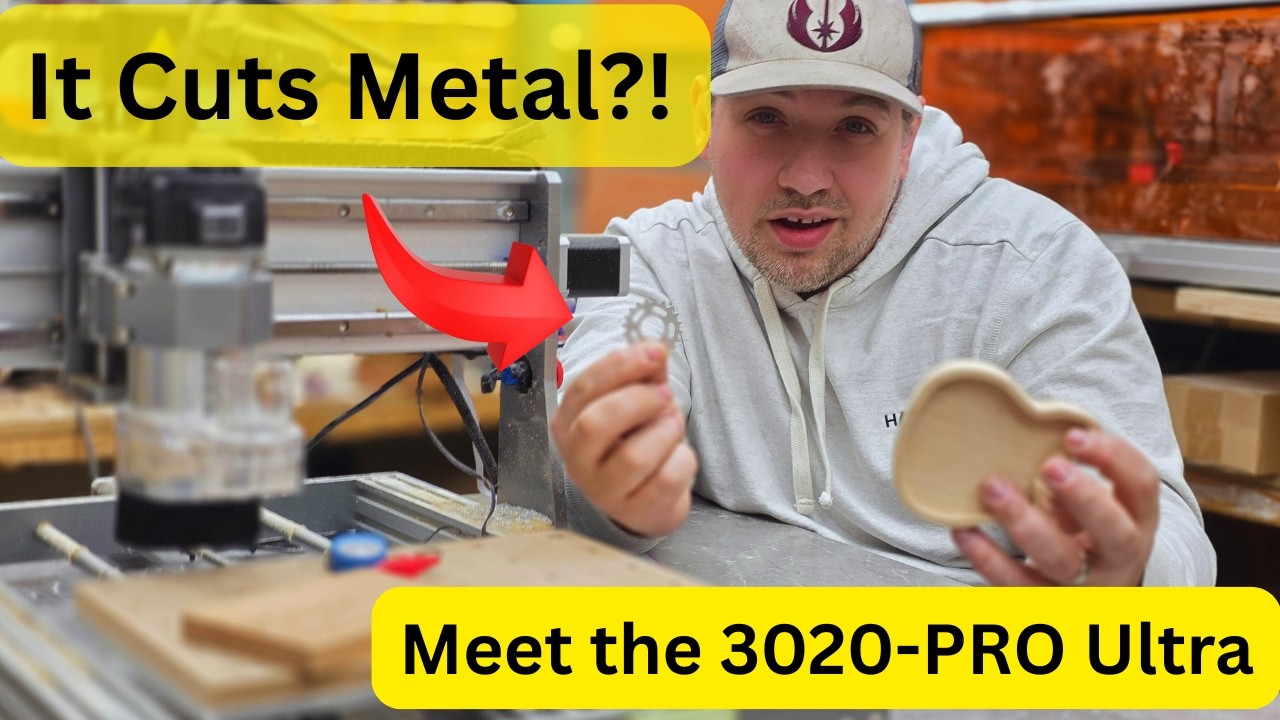 This Compact CNC Cuts Aluminum!  3020 PRO Ultra Review