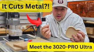 This Compact CNC Cuts Aluminum!  3020 PRO Ultra Review