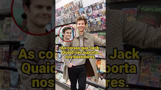 As coisas que Jack Quaid não suporta nos bastidores. #fyp #celebrity #theboys #jackquaid #hughie
