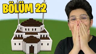 CAMİ YAPTIK  MİNECRAFT 22. BÖLÜM