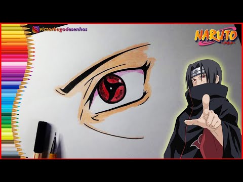 Itachi Uchiha sharingan  Olhos de anime, Anime, Olhos