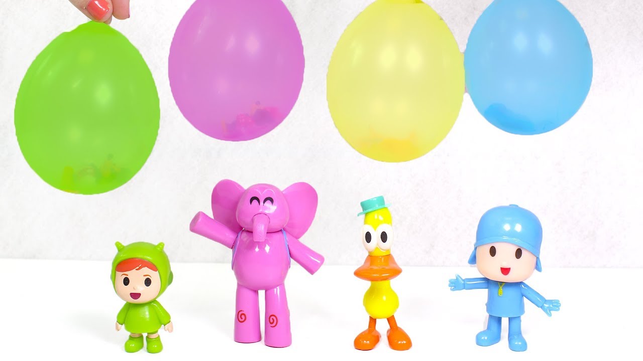 🎈 LOS COLORES 🎈 Aprendemos los colores con Pocoyó y los globos sorpresa