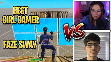 FaZe Sway Challenged Best Girl Gamer to a 1v1 Creative Buildfight and this happened..