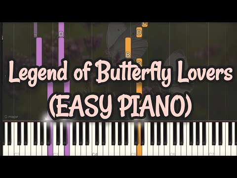 梁祝 Legend Of Butterfly Lovers Simple Piano Piano Tutorial Sheet 琴譜 梁祝 Legend Of Butterfly Lovers Simple Piano Piano Tutorial Sheet 琴譜
