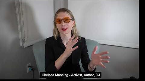 Chelsea Manning at Aaron Swartz Day 2022, November 12, 2022.
