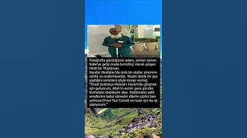fotoğrafta gördüğünüz  adam  kabe ye gidip orada temizlikçi olarak çalışan hitli bir müslüman.!