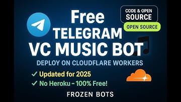 how to make telegram vc music bot for free after heroku paid2025 #telegram #free #deploy #hindi
