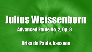 Weissenborn 50 Advanced Studies, No. 2 | Weissenborn Advanced Étude No. 2, Op. 8 [Bassoon]