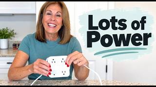 5 Ft Flat Plug Power Strip: TESSAN Dual Surge Protector Test