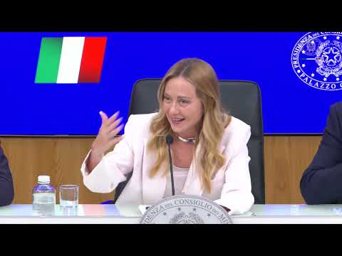 Video GIORGIA MELONI IN CONFERENZA STAMPA CON SALVINI E TAJANI - ELIMINATO BOLLO AUTO