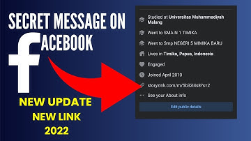 HOW TO PUT SECRET MESSAGE ON FACEBOOK PROFILE 2022