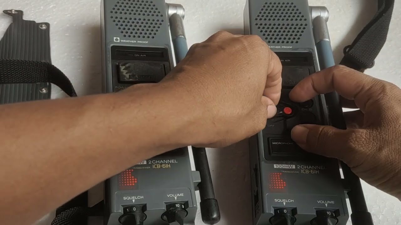 SONY TRANSCEIVER ICB-61H 2CH MADE IN JAPAN - YouTube