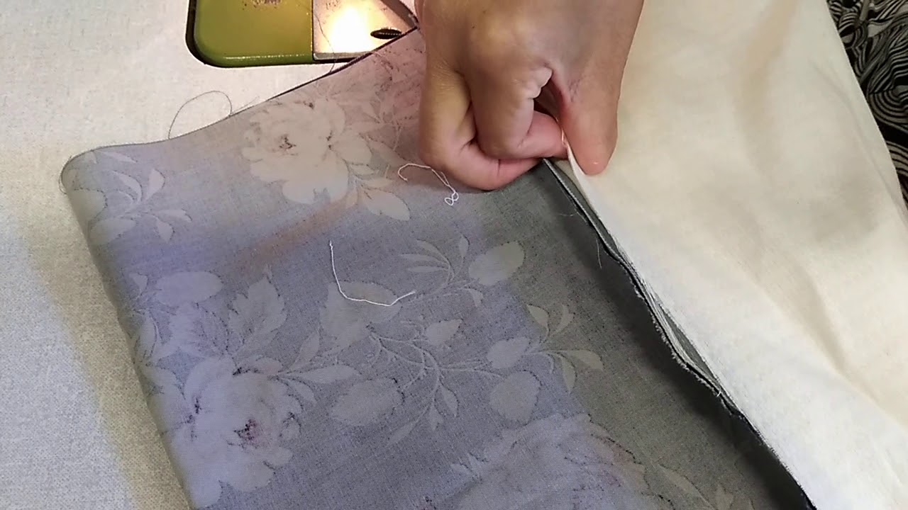 Cucire una pochette in tessuto