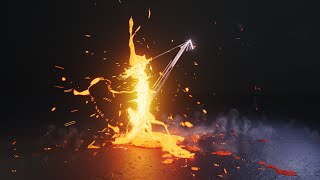 Lava revealing effect R&D | Houdini Redshift