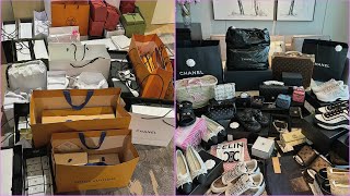 Aesthetic Luxury Unboxing 🎀 | Dior , Channel , Louis Vuitton, Gucci , Prada | Unpacking✨