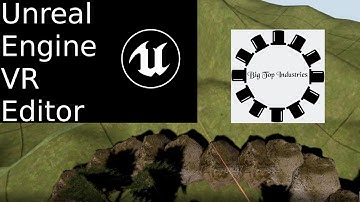 Overview of making a small level in the unreal engine VR Editor.