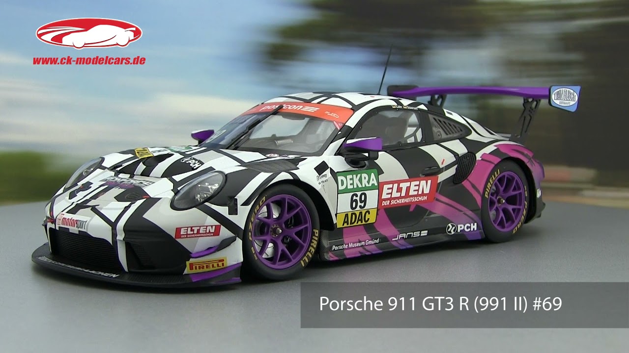 PMA 1/43 ポルシェ911 991-2 GT3-R IRON FORCE Iron Force Racing