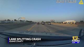 WATCH CSP shows dangerous motorcycle maneuver before I-76 crash