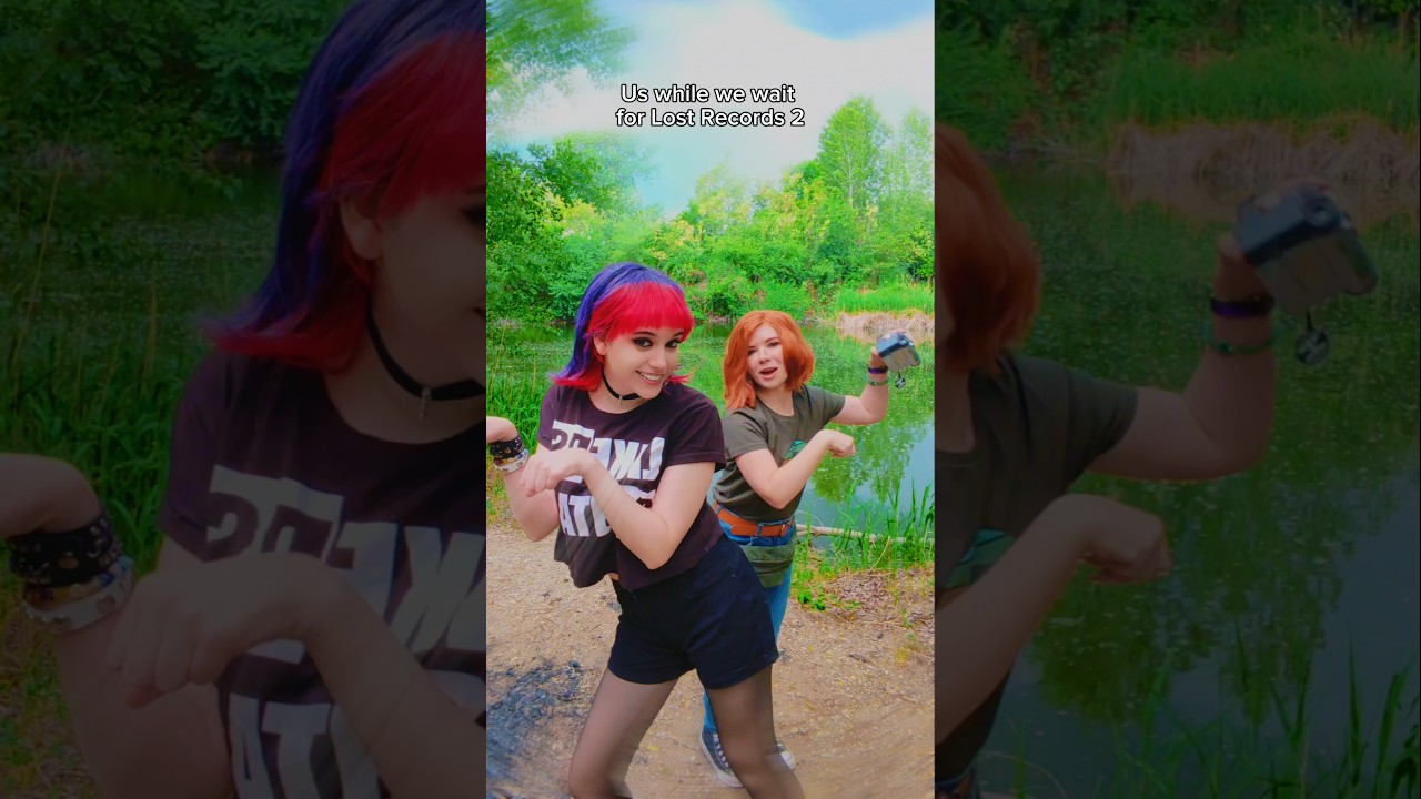 Patiently waiting for Lost Records ✨ | Nora & Swann @nikkihatsunecosplay #cosplay #shorts
