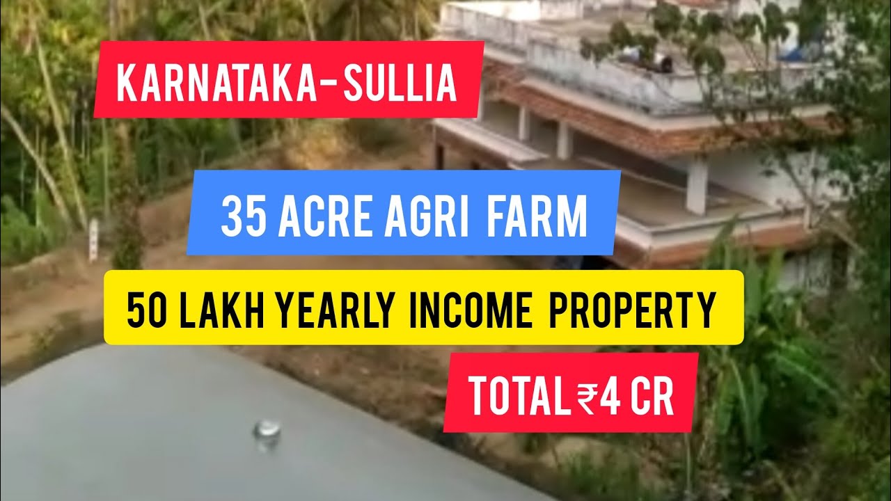 35 Acre Mixed Agri Farm With Big House & Farm House For Sale