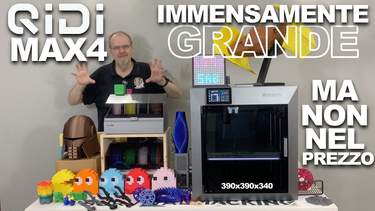 SHU69 - QIDI MAX 4, Immensamente grande, ma non nel prezzo.