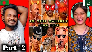 CM YOGI MAHARAJ -- ATTITUDE THUG LIFE ? -- _ Reaction ? @ReactPro ??