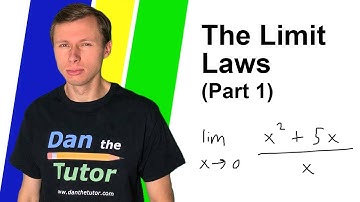 Calculating Limits Using the Limit Laws (Part 1) | Dan the Tutor