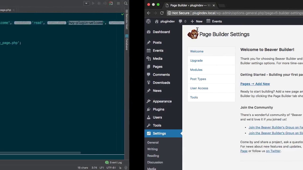 Adding a WordPress plugin introduction screen on activation - YouTube