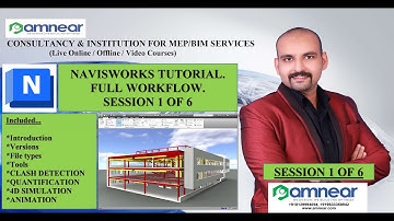 NAVISWORKS TUTORIAL|FULL WORKFLOW|SESSION 1 OF 6|AMNEAR|BIM MODELING|CLASH DETECTION|COORDINATION|