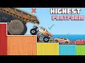 Which cars will climb the highest platform? - BeamNG Drive