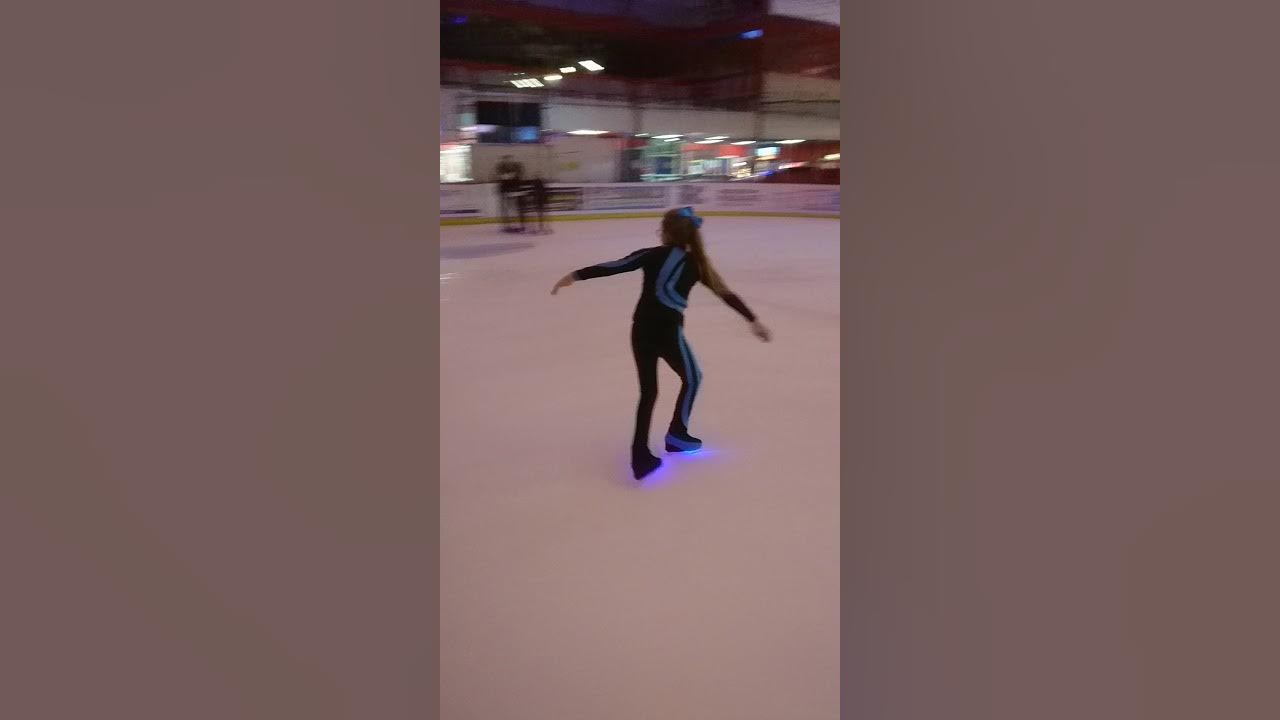 Chloe and cian Campbell ice skating in Blackburn YouTube
