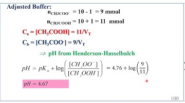 Exercises 10a- Buffer Maintain pH (Q.41, Q.46, Q.42)