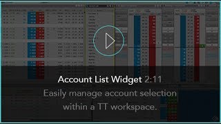 Account List Widget 