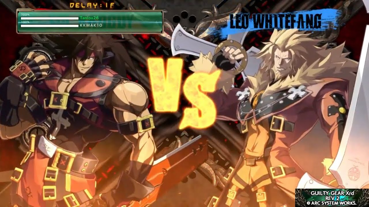 Guilty Gear Xrd REV 2 (Online Match) Sol vs Leo