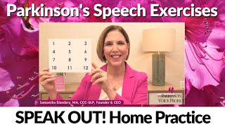 Parkinson's Speech Exercises: Lesson Two