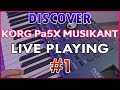 Discover korg pa5x76 musikant sounds and styles freeplay 1