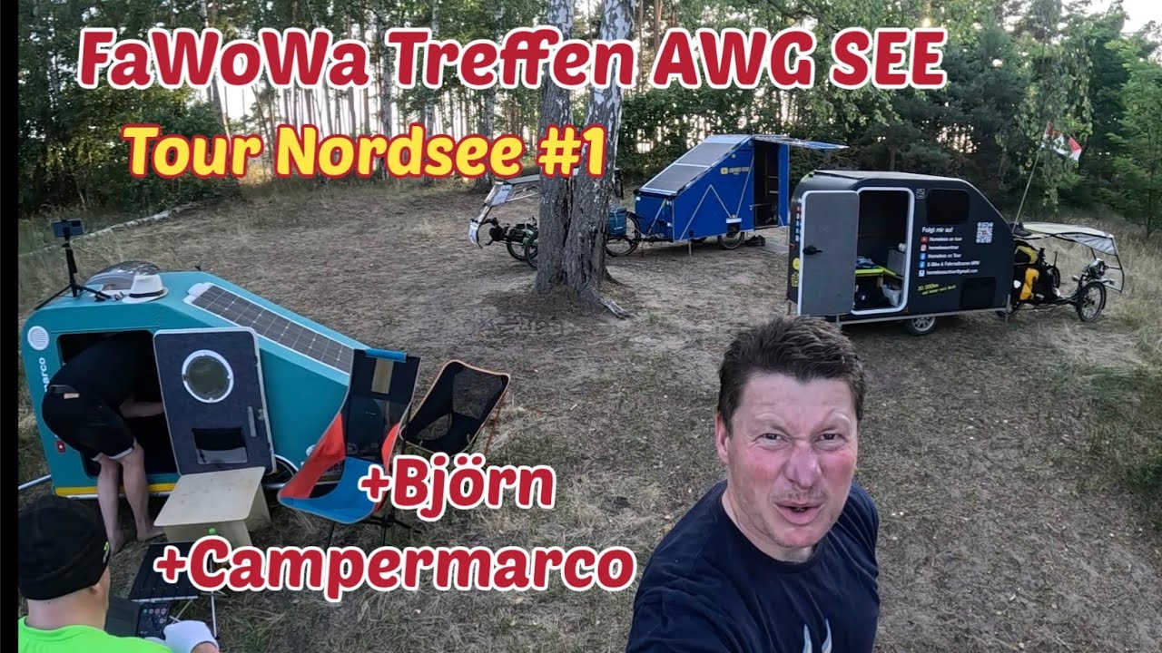 Tour Nordsee #1+Treffen AWG See@Homeless on tour @campermarco
